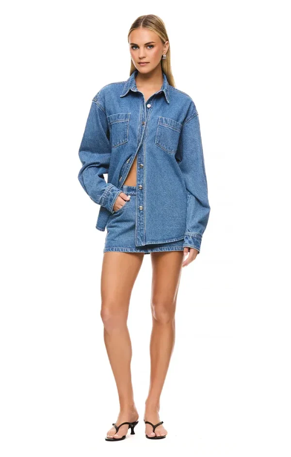 THE HENDRIX MID BLUE SHIRT - Image 4