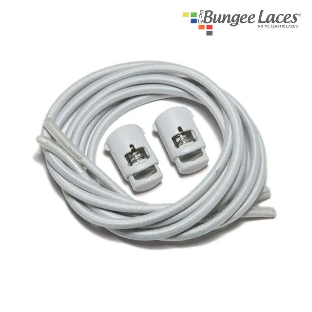 iBungee Speedlaces 38 Inch - Light Grey