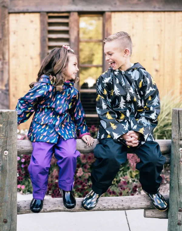 Children's Trail Pants, Galaxy Purple - Image 5