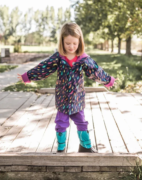 Children's Trail Pants, Galaxy Purple - Image 6