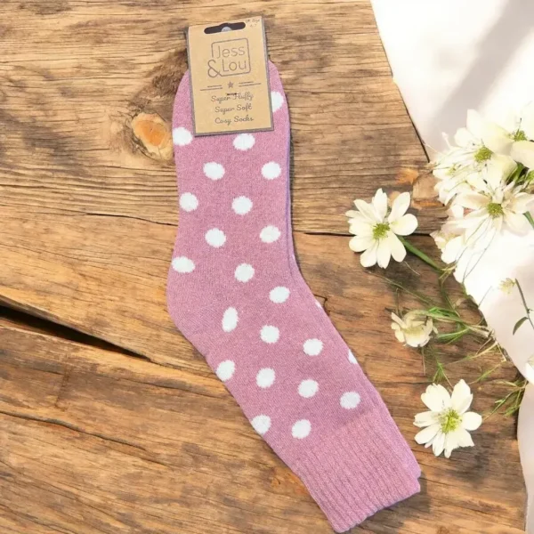 Jess & Lou - Splendid Spot Cosy Socks - Image 4