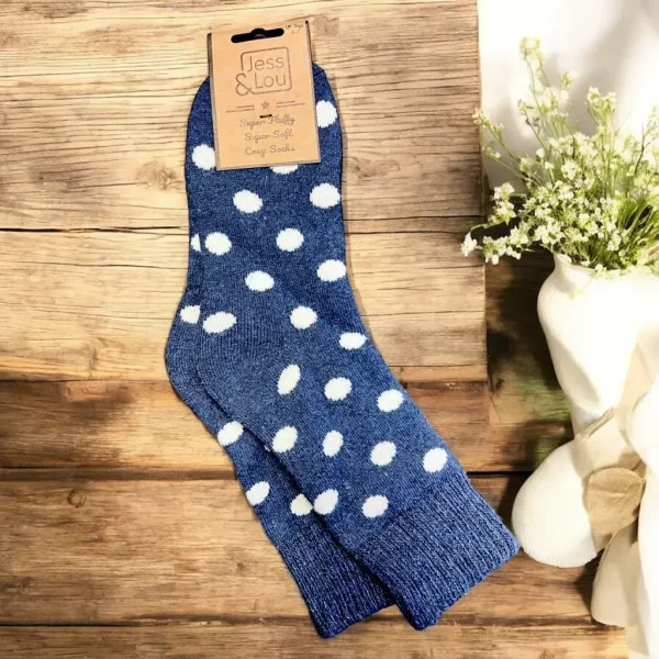 Jess & Lou - Splendid Spot Cosy Socks - Image 5
