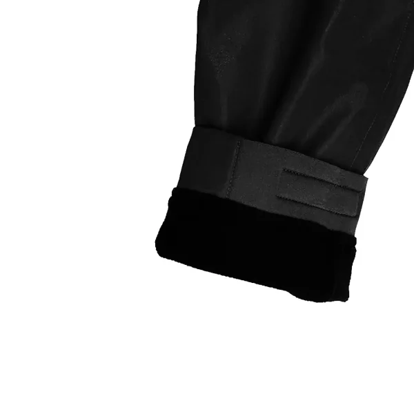 Children's Fleece-lined Rain/Snow Pants, Black - Image 2