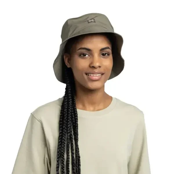 BUFF® Adventure Bucket Hat - Solid Tundra Khaki - Image 2