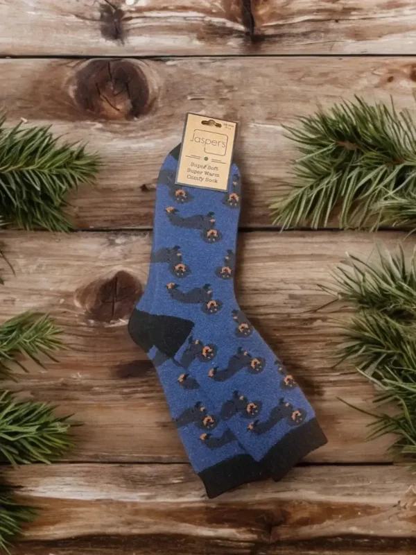 Jasper's - Dashing Dachshunds Super Cosy Men’s Socks - Image 2