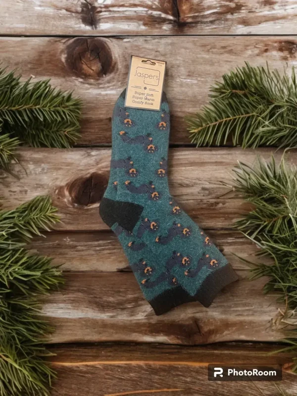 Jasper's - Dashing Dachshunds Super Cosy Men’s Socks - Image 4