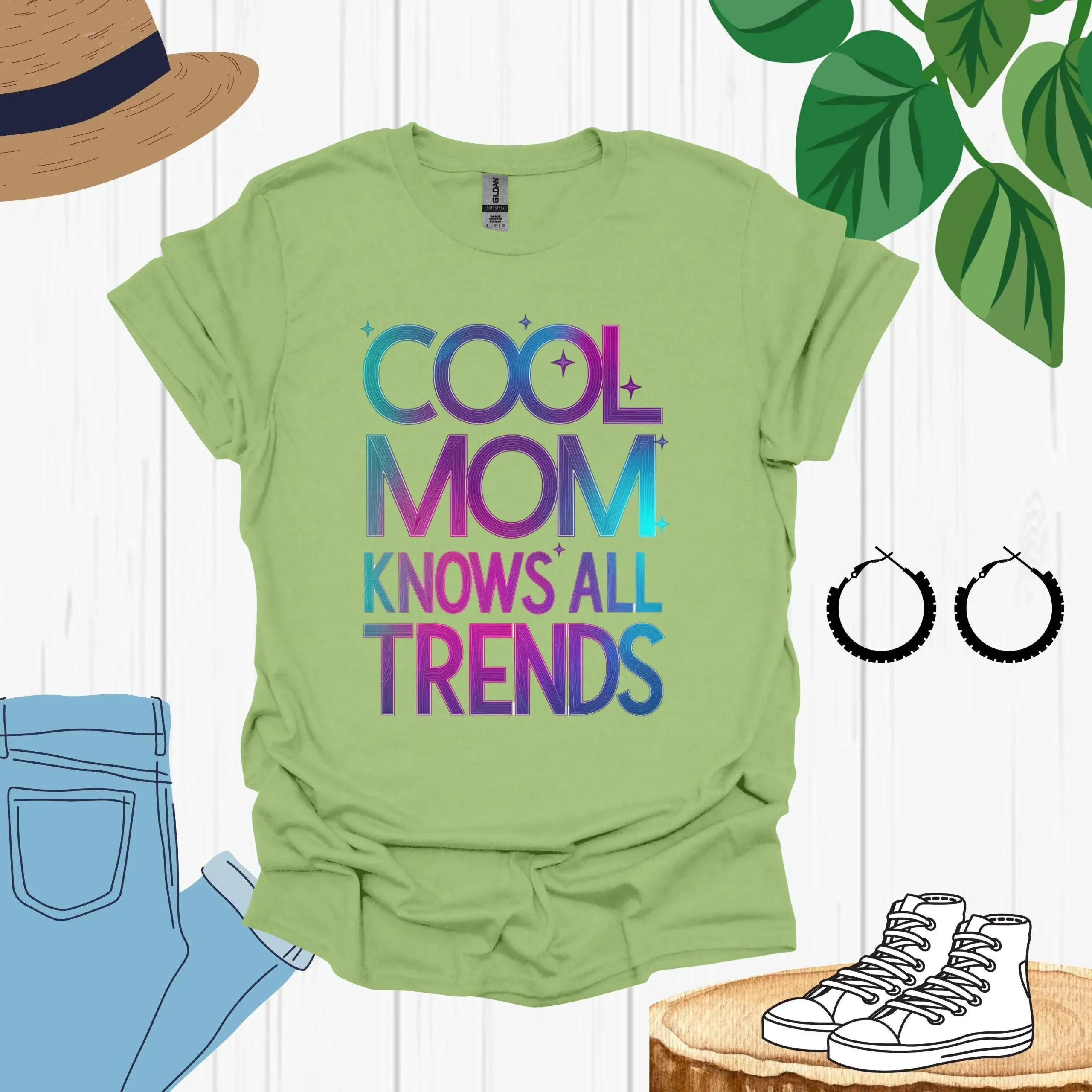 Cool Mom Shirt, Laid-Back and Fun Mom - Image 3