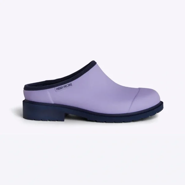 Billie Clog // Lavender & Navy
