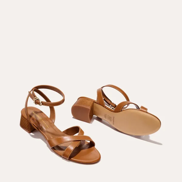The Lena Sandal - Saddle Nappa - Image 4