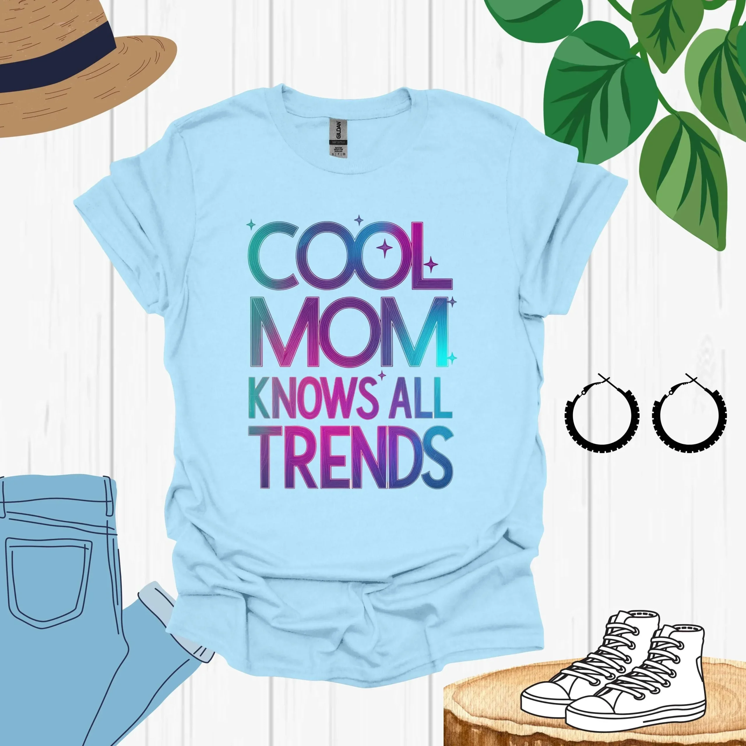 Cool Mom Shirt, Laid-Back and Fun Mom - Image 4