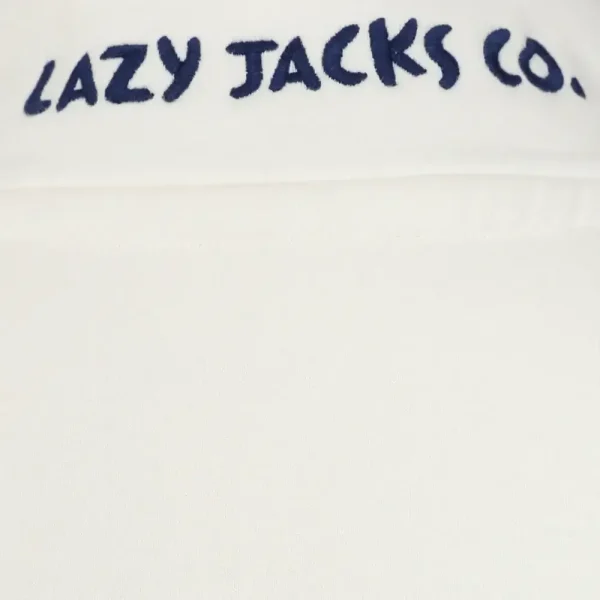 Lazy Jacks Ladies Striped Button Neck Sweatshirt - Khaki - Image 5