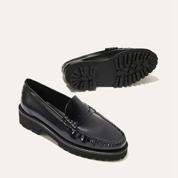 The Louisa Loafer - Black Calf - Image 5