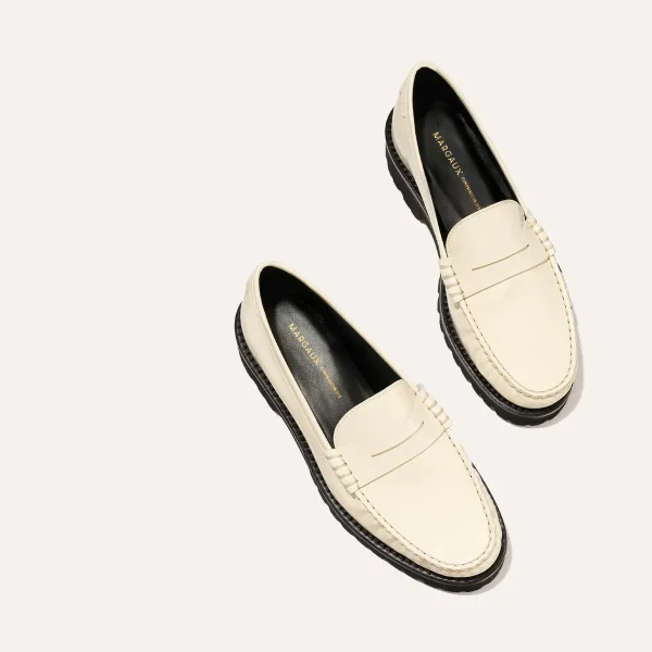 The Louisa Loafer - Cream Calf - Image 3