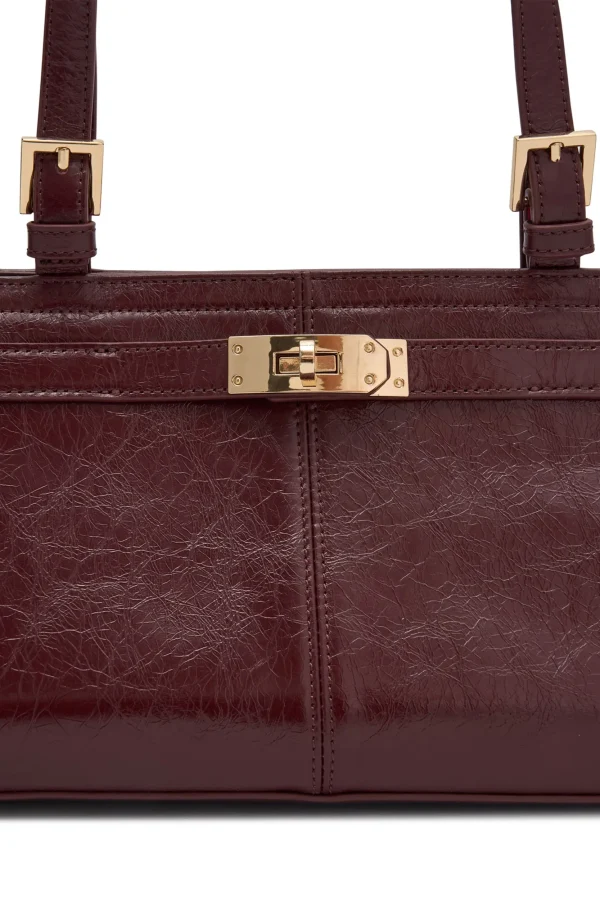 THE LUNA BURGUNDY BAG - Image 7