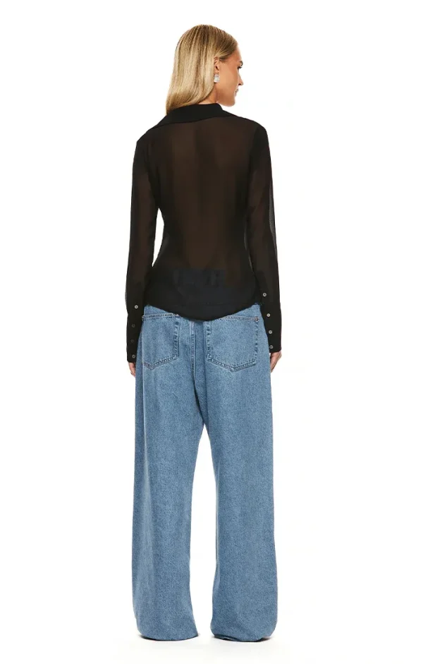 THE MAGDA BLACK SHIRT - Image 4
