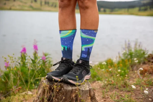 Injinji Artist Designed Women's Crew Coolmax - Howl - Image 5
