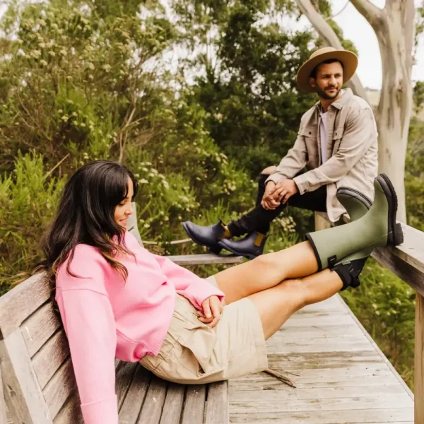 Darcy Mid Calf Gumboot  // Moss Green - Image 5