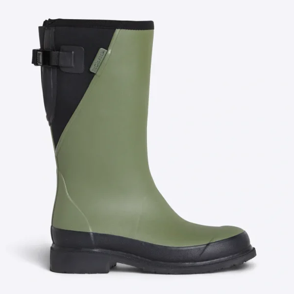 Darcy Mid Calf Gumboot  // Moss Green