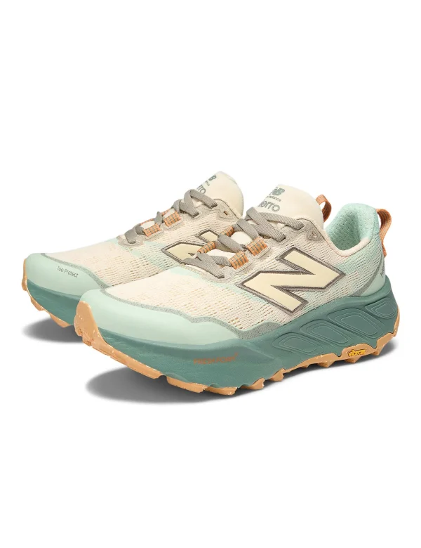 Fresh Foam X Hierro v9 Shoes - Calcium/Dark Juniper - Image 2