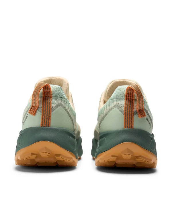 Fresh Foam X Hierro v9 Shoes - Calcium/Dark Juniper - Image 3