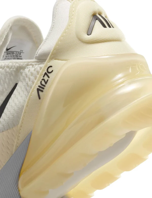 Air Max 270 Shoes - Sail/Black/Coconut Milk/Pale Ivory - Image 8
