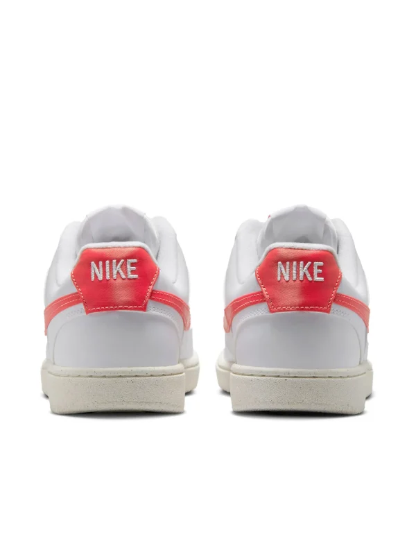 Court Vision Low Next Nature Shoes - White/Magic Ember/Sail - Image 3