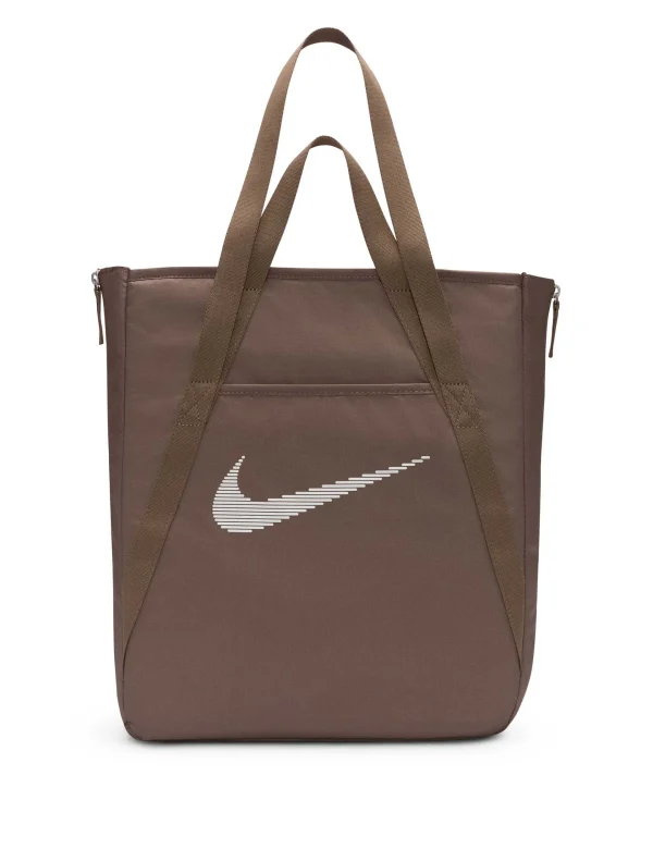 Gym Tote - Mink Brown/White