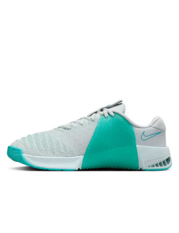 Metcon 9 Shoes - Pure Platinum/Dusty Cactus/Glacier Blue - Image 5