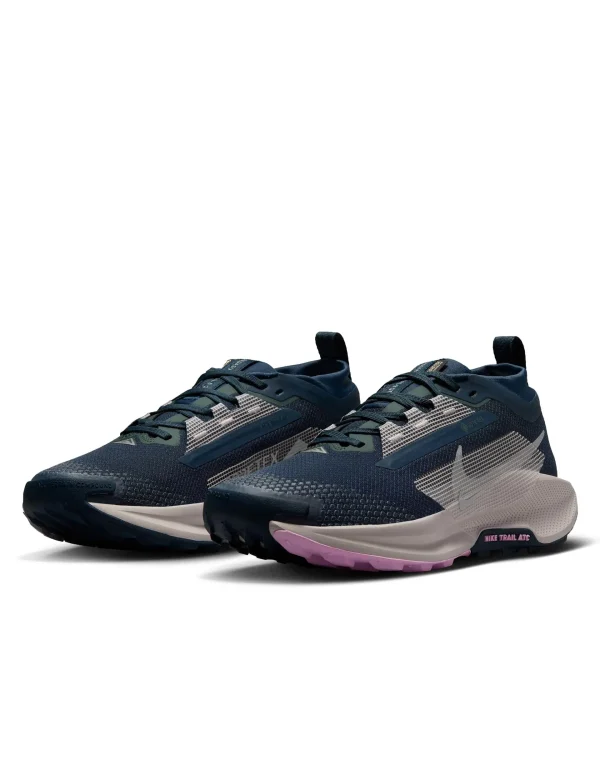 Pegasus Trail 5 Gore-Tex Shoes - Armoury Navy/Vintage Green/Platinum Violet - Image 2