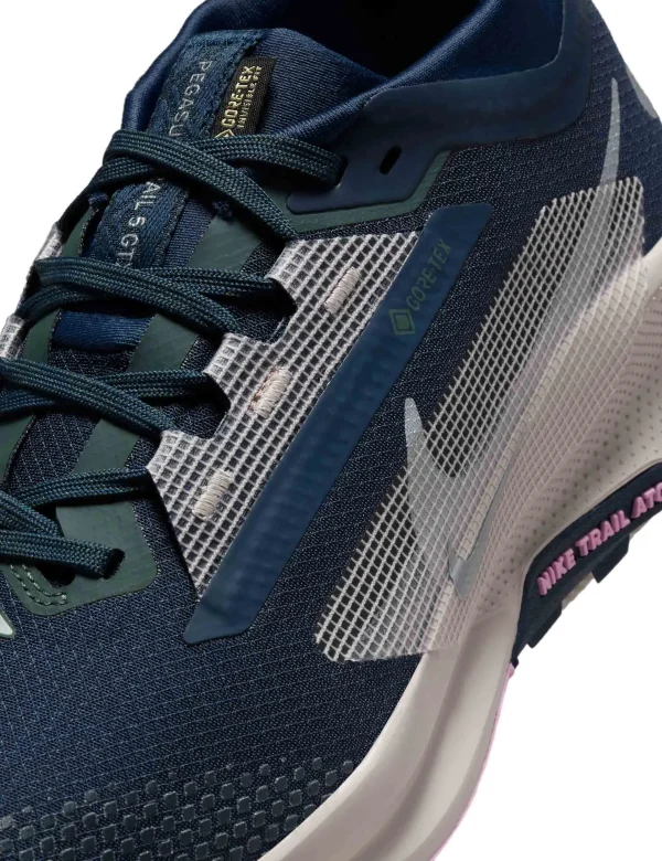 Pegasus Trail 5 Gore-Tex Shoes - Armoury Navy/Vintage Green/Platinum Violet - Image 7