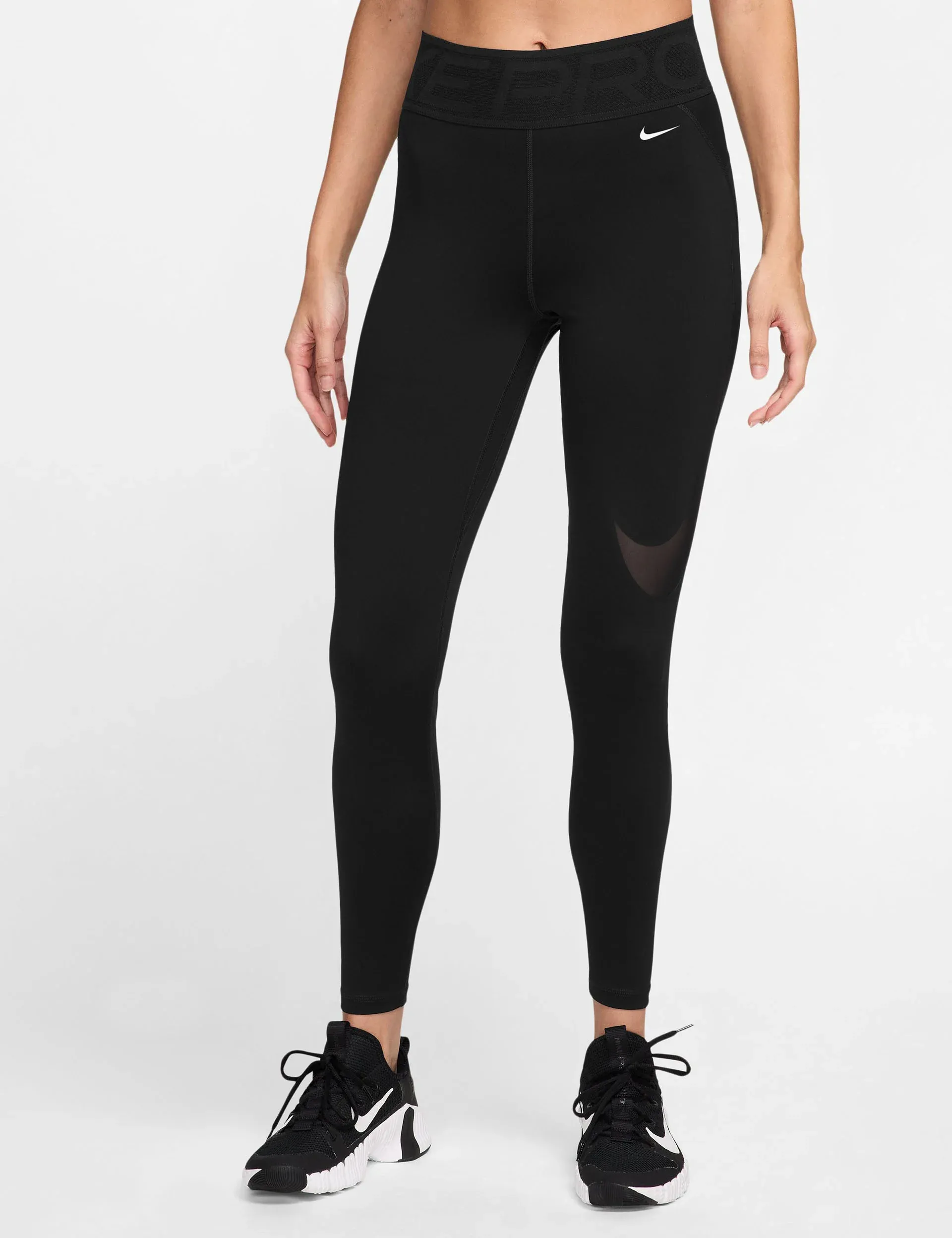 Pro Sculpt High Waisted Full-Length Leggings - Black/White