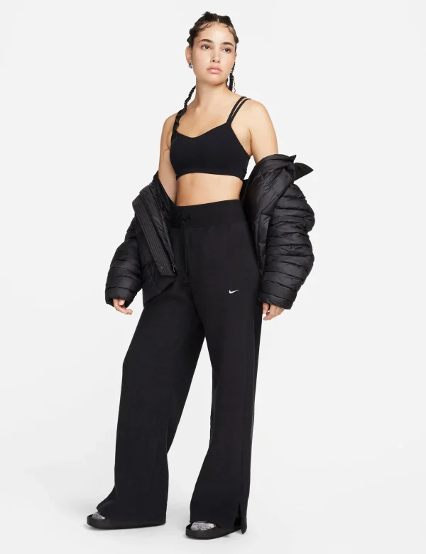 Sportswear Phoenix Plush Wide-Leg Fleece Trousers - Black/Sail - Image 4