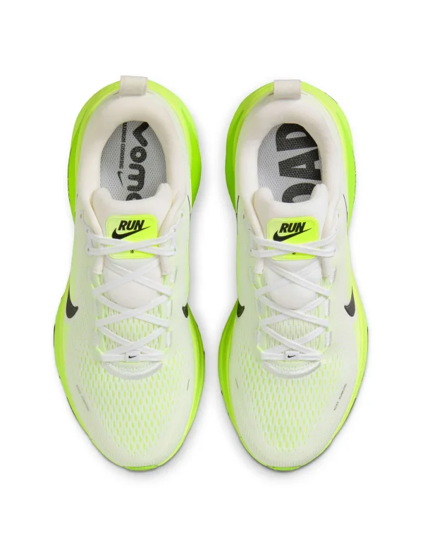 Vomero 18 Running Shoes - White/Electric Green/Volt/Black - Image 4