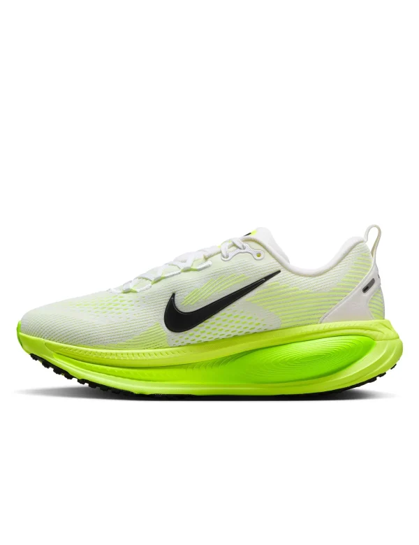 Vomero 18 Running Shoes - White/Electric Green/Volt/Black - Image 5