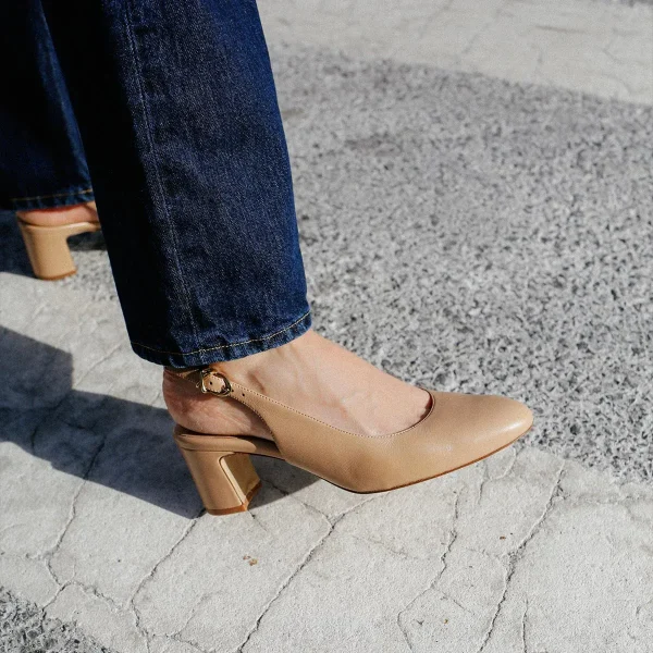 The Cluny Slingback - Dune Nappa - Image 2