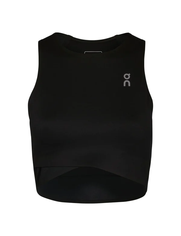 Court Crop Top - Black - Image 6