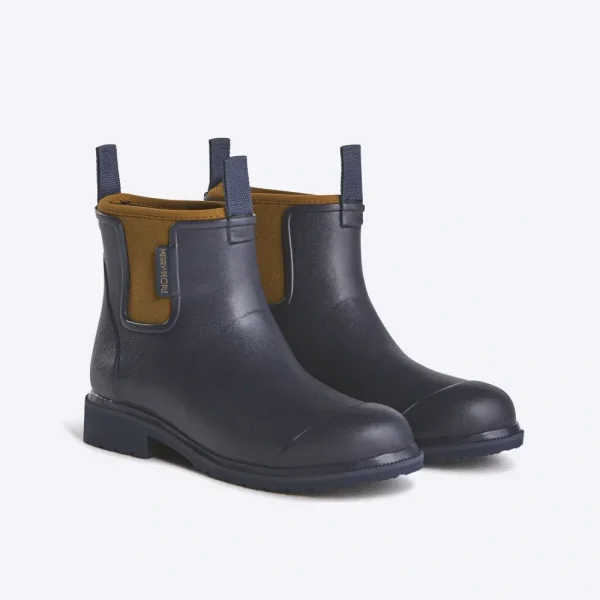 Bobbi Ankle Boot // Oxford Blue & Tan - Image 2