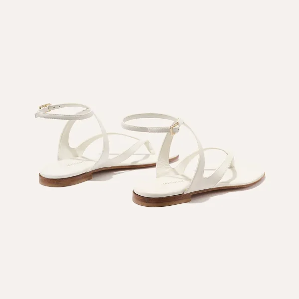 The Palermo Sandal - Ivory Nappa - Image 3