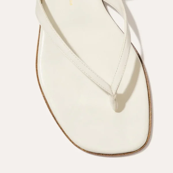 The Palermo Sandal - Ivory Nappa - Image 5