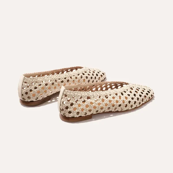 The Woven Paz - Ecru Leather - Image 3