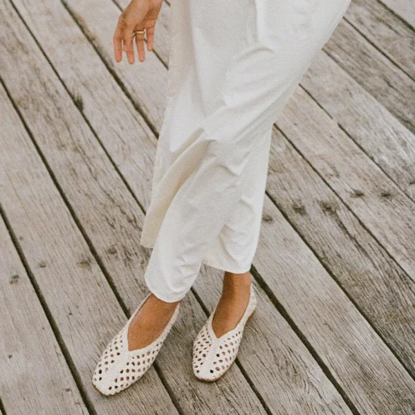 The Woven Paz - Ecru Leather - Image 2