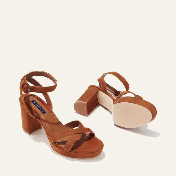 The Platform Sandal - Maple Suede - Image 5