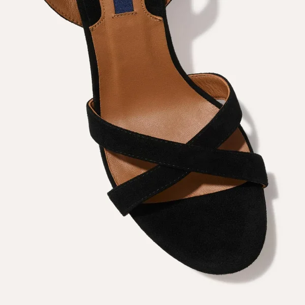 The Platform Sandal - Black Suede - Image 6