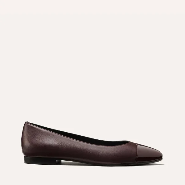 The Pointe - Burgundy Nappa and Patent - Image 3