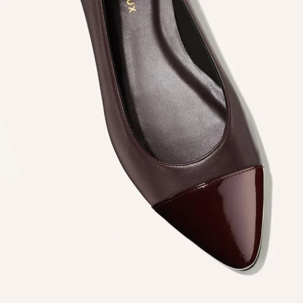 The Pointe - Burgundy Nappa and Patent - Image 7
