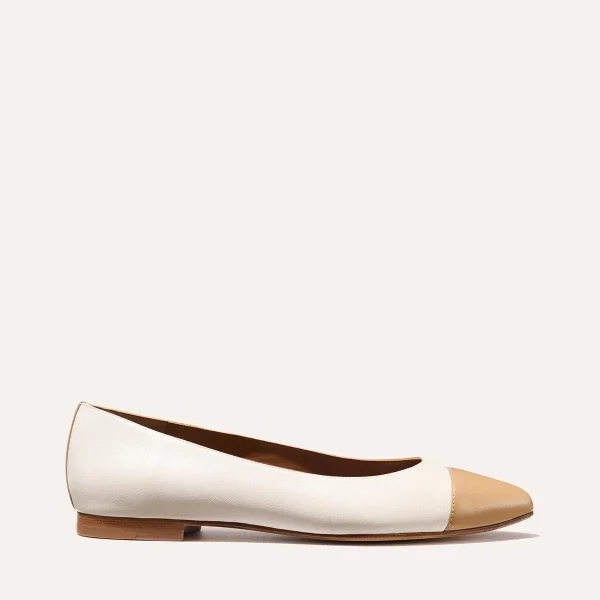 The Pointe - Ivory and Toffee Nappa - Image 2