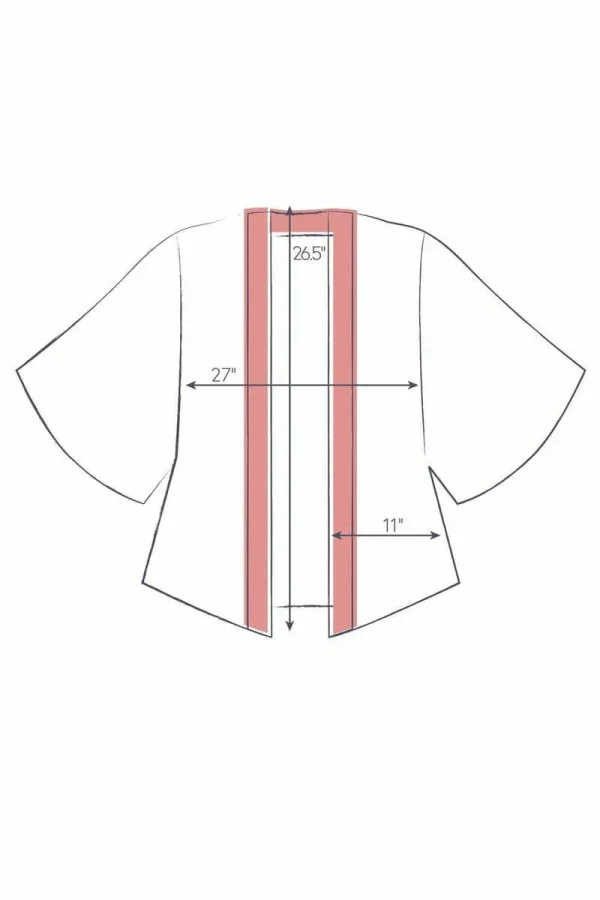 Powder Design Delicate Tropical Kimono Jacket in Candy - Image 4