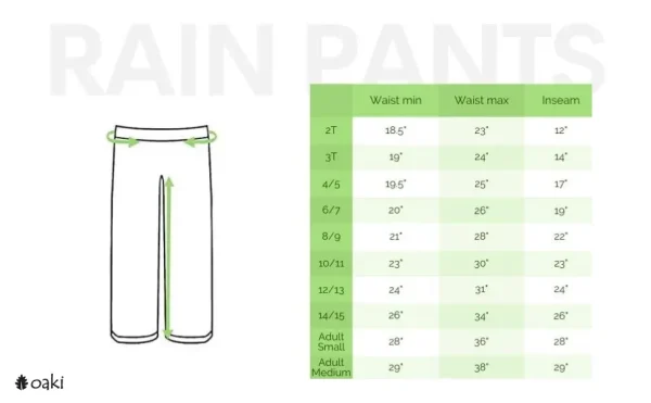 Children's Fleece-lined Rain/Snow Pants, Black - Image 8