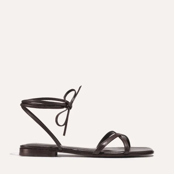 The Wrap Sandal - Espresso Nappa