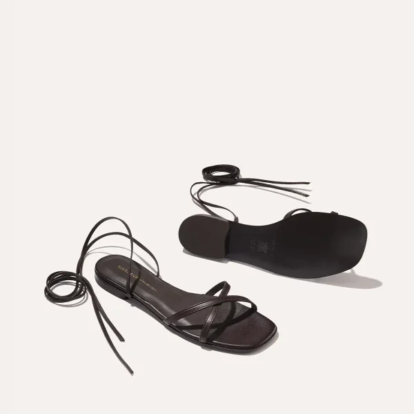 The Wrap Sandal - Espresso Nappa - Image 4